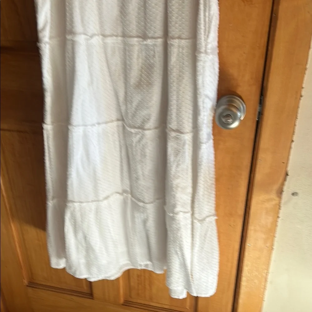 New J. Crew White Summer Dress XL midi